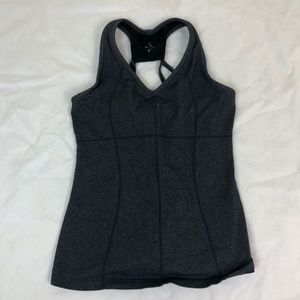 ATHLETA Women’s Gray Razor Back Sleeveless Tank